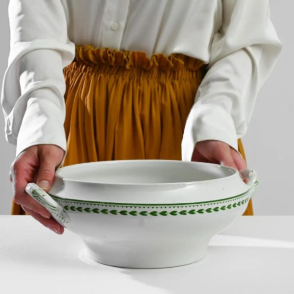 buy Vintage 1900s Boch Freres Belgian Tureen for dining