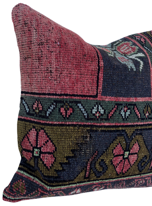 One-of-a-Kind Turkish Rug Pillow #17