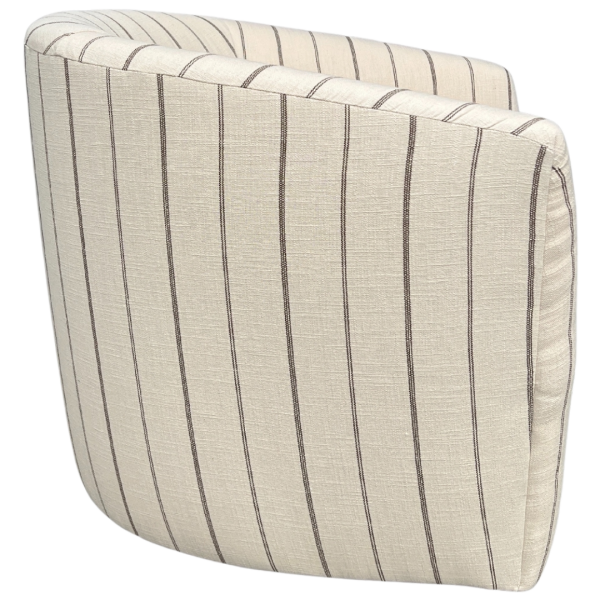 modern fabric swivel barrel chair Perry