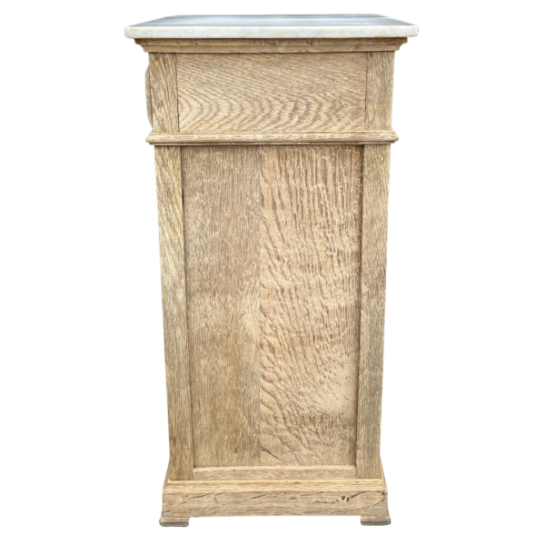 French Bleached Oak Bedside Table