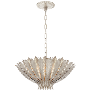 Hampton Small Chandelier (Burnished Silver Leaf)