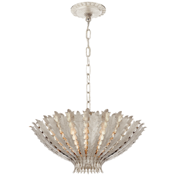 Hampton Small Chandelier (Burnished Silver Leaf)