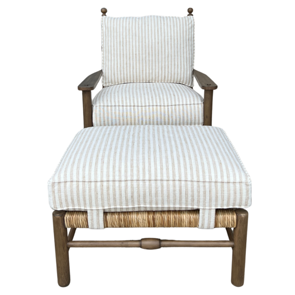 Modern June Rush Ottoman