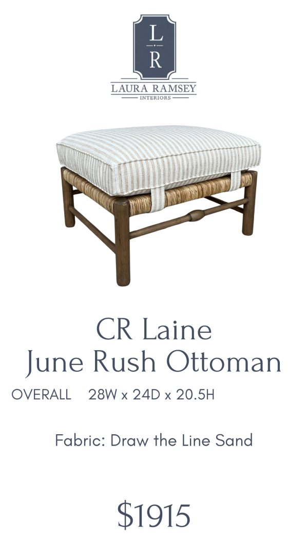 Comfortable Ottoman June Rush