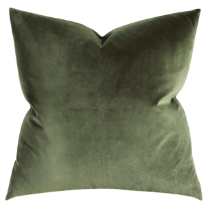 Velvet Pillow (Olive)