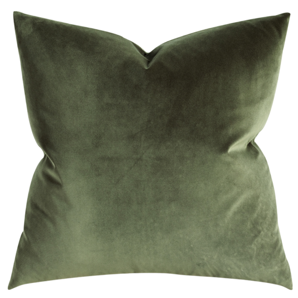 Velvet Pillow (Olive)