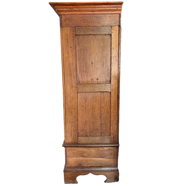 Decorative Belgian oak storage armoire for home interiors
