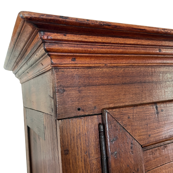 Decorative Belgian oak armoire for organizing clothes and essentials