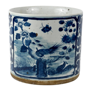 Planter With Bird Motif