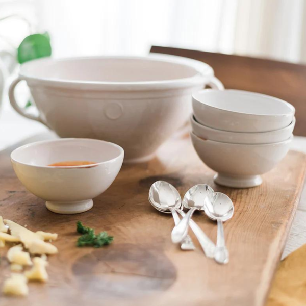 Decorative tapas bowl with exposed edge