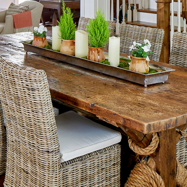 Decorative terra cotta herb planter