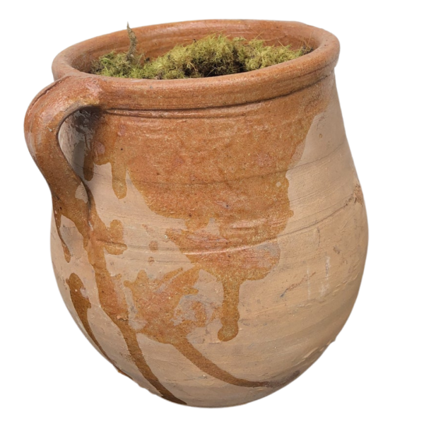Terracotta pot for herbs
