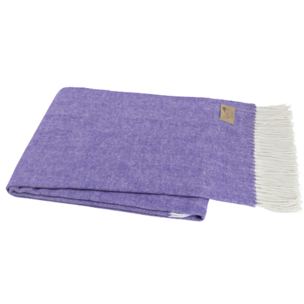 Italian Herringbone Throw - Wisteria