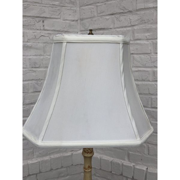 Hand-painted floral lamp