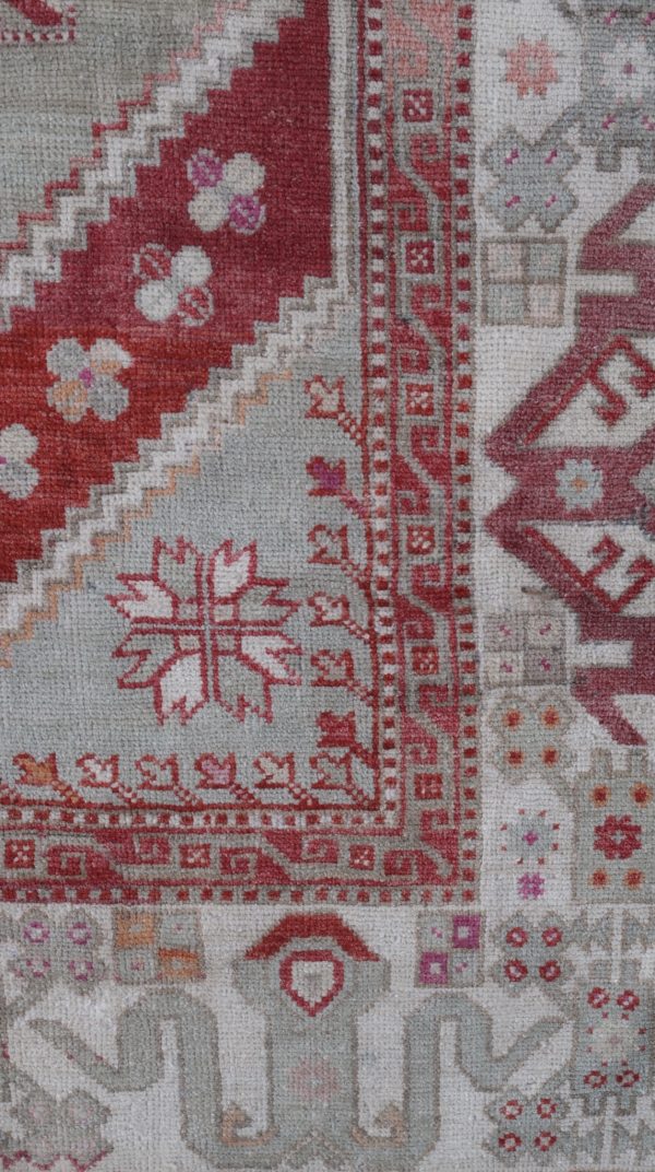 Handcrafted Hallie vintage Turkish rug