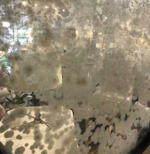 Functional wall mirror Expedition style