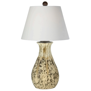 Charlie West Dawson Table Lamp in Toasted Marshmallow