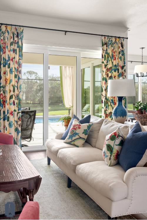 Bright and beautiful room designed by the experts at Laura Ramsey Interiors