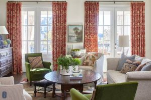 Designer approved upgrades make this living room look luxurious