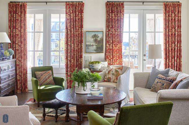 Designer approved upgrades make this living room look luxurious