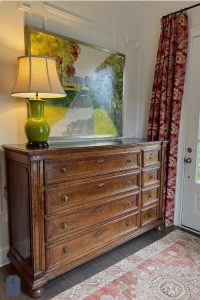 wooden dresser fits into many different interior design styles