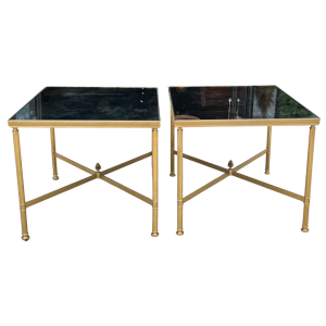 Pair of French Brass Cocktail Tables