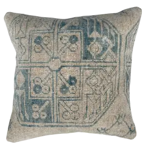 One-of-a-Kind Turkish Rug Pillow #8