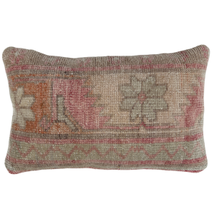 One-of-a-Kind Turkish Rug Pillow #12