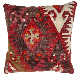One-of-a-Kind Turkish Rug Pillow #11