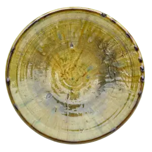 Moroccan Ochre Tamegroute Plate #1