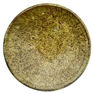 Moroccan Ochre Tamegroute Plate #2