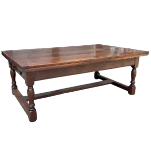 English Oak Draw-Leaf Coffee Table
