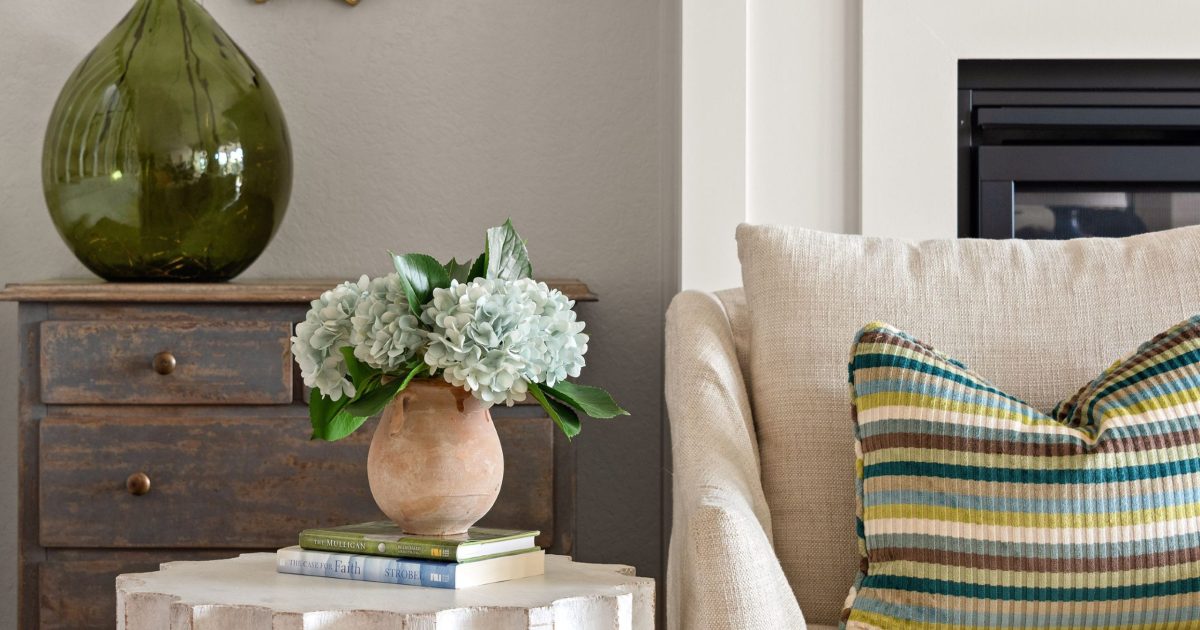 Fresh Modern Living Room Styled by Laura Ramsey Interiors